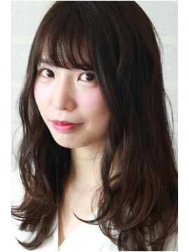 ヘアリゾートエーアイ 北千住店(hair resort Ai) 20代30代40代50代 色っぽふんわりミディの重軽ウェーブヘア♪