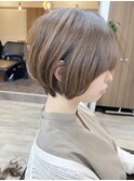 《knit銀座》大人黒髪20代30代40代ショートボブ丸み前下がり