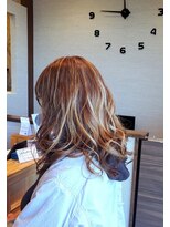 カミビトプラス 香芝店(KamiBito +plus)&nbsp;ハイライト・セミロング