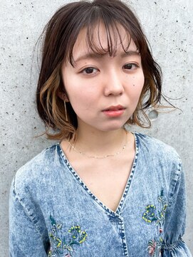 グラフ(g laugh) インナーカラーベージュ