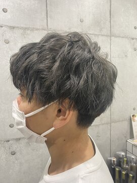 ネウィ 池袋(newi) アッシュグレーカラー/マッシュパーマ