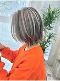 大人ボブ×ハイトーンハイライト