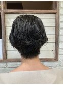 ショート×ゆるふわパーマ