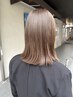 【ブリーチ】カット＋全頭ブリーチ＋オンカラー+TR 22000円→18500円