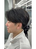 メンズショート センターパート