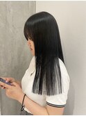 【YOKE】縮毛矯正/髪質改善/暗髪/ブルーブラック