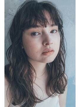 ニュイ 高槻 阪急茨木店(nui) イメチェンアンブレラカラー前髪ウェーブパーマこなれミディ