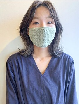 オアシス ガーデン 上野店(Oasis GaRDEN) ミディアムレイヤー×重ねハイライト