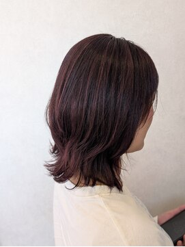 イリエヘア 川口(irier hair) 白髪ぼかしハイライトピンクブラウン/30代/40代