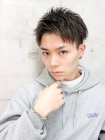 ゴート(GOATO) ツーブロック刈り上げアップバングショート