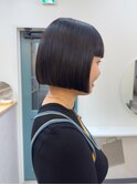 ボブカット/艶髪/フルバング