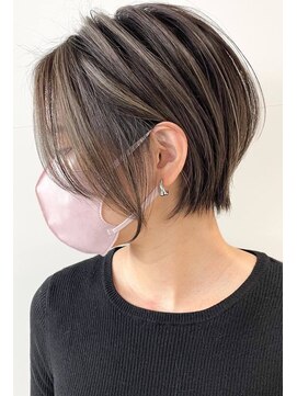 ボーテコンシェル 錦糸町(beaute concier) ミルクティーベージュダブルカラーインナーカラーケアブリーチ