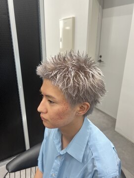 メンズ サロン ドット トウキョウ 町田店(men's salon dot. tokyo) ハイトーンスパイキーショート