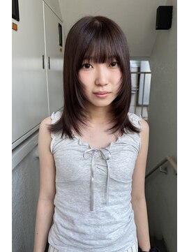 ローレンジウ(LOREN JU) くびれヘア/学割U24/レイヤーカット/オージュア/ダブルカラー