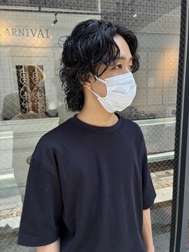 カーニバル 江古田(CARNIVAL) 【橋本嶺】ウルフマッシュセンターパートフェザーパーマ
