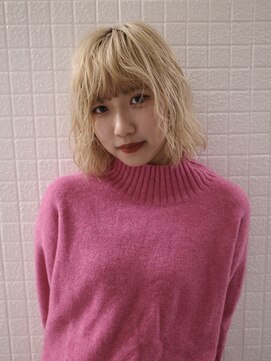 ピュー(Piu-) 【ブロンドヘア/Piu-】ケアブリーチカラー/抜きっぱなし