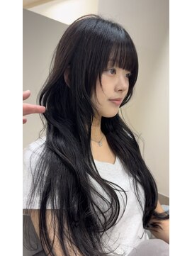 【ハッシュカット&ダークグレージュ】《福岡レイヤーカット》