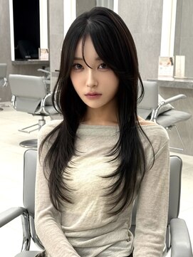 マウル ナゴヤ 名駅(MAEUL NAGOYA) 小顔黒髪ハッシュカット