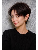 サードバイローラン(THiRD by ROULAND) オリーブグレークラゲヘアーココアベージュ