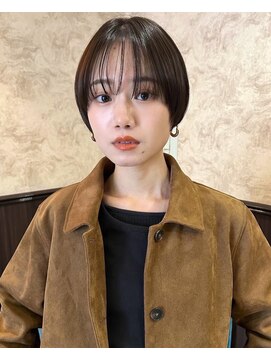 ロンド 銀座(Lond) ☆【春日】オリーブグレー/ショート/顔周りレイヤー/髪質改善43