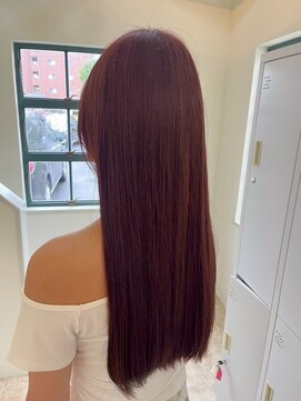 黒髪/クラゲヘアー/オリーブグレー/小顔/ココアベージュ/茨木 