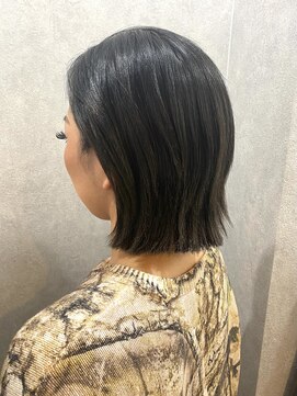 切りっぱなしボブ