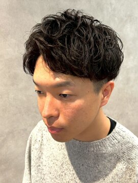 インク(inc) メンズ刈り上げアップバングスパイラルパーマ