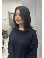 ウクラ バイ レシッド 池袋(uchla by rcid)&nbsp;顔周りレイヤー☆切りっぱなしロブ