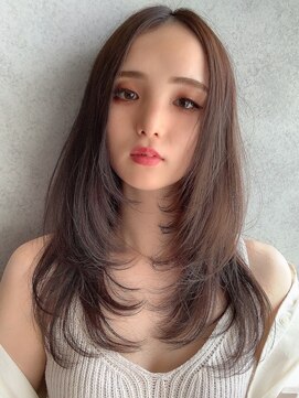 ヘアサロンエム 川越(HAIR SALON M) レイヤーカット×ハッシュカット×顔周り×透明感×ミディアム