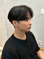 ジーナ 天神(Zina)&nbsp;毛流れセンターパート(メンズカット/ダウンパーマ/ナチュラル)