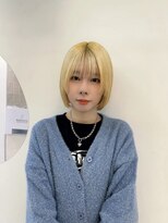 ローウェ 渋谷(Louwe)&nbsp;ハイトーンボブ【Louwe 渋谷 mitsuki】