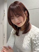 トリッカ シブヤ(TRICCA SHIBUYA) 顔周りカット/前髪/レイヤー/ミディアム/簡単スタイリング/小顔