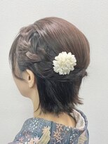 バサラ 横浜駅前店(VASARA) 横浜/着物ヘア/ショートアレンジ/ハーフアップ