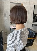 【iFY 大川】透明感ブラウンカラー×ボブ