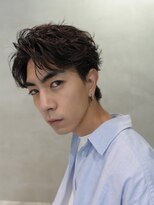 バイフィフス 原宿/表参道(by fifth)&nbsp;シャドウパーマスパイラルパーマセンターパート大人ヘア