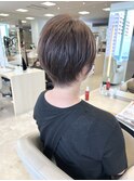 40代、50代、60代/トップのボリューム/襟足の収まり/ショート