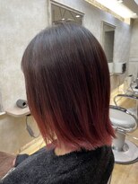 ヘアアンドメイク アリス(hair&make ALICE produce by COLT)&nbsp;ボブ　ブリーチ　エンドカラー