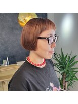 クー(KUU) マッシュボブ×オレンジブラウン