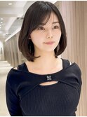 前髪イメチェンピンクベージュクールショートレイヤーカット