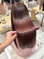 ジーナ 京都河原町(Zina)&nbsp;【京都河原町烏丸】チェリーレッド 髪質改善トリートメント