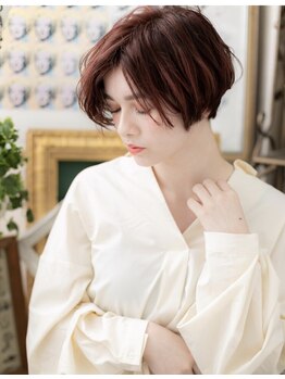 ENOAhair&spabyCOVERHAIR【ショート/白髪染め ぼかし/ヘッドスパ】【10/1開店(予定)】の写真/白髪を隠すだけじゃない！明るい白髪染めや白髪ぼかしで、大人女性の魅力を引き出す上品な艶髪へ。