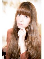 オハナ(ohana) 【ohana/表参道】ゆるウェーブのワイドバングロング