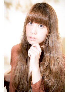 オハナ(ohana) 【ohana/表参道】ゆるウェーブのワイドバングロング