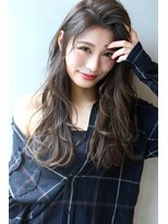 ブラン 梅田(Blanc) 【Blanc/梅田】3Dカラー/無造作カール/ロング