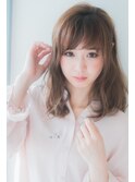 ナチュラルでリラックス感 ルーズウェーブグレージュ