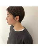大人かわいい耳かけショートヘア
