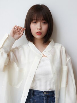 マイラ 銀座(myla) 【田村】大人可愛い小顔モテ髪黒髮エアリーミディ春ボブ20代30代