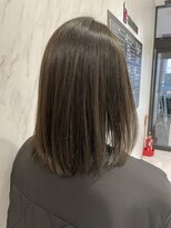 リー 京橋(Lee)&nbsp;【Lee京橋】オリーブベージュ×ロブヘア