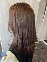 ココカラヘアー ニコ(cococara hair nico)&nbsp;モカグレージュ/顔周りレイヤー/20代/30代/40代