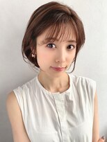 ノラ ギンザ(NORA GINZA) シースルーバング×小顔ショート×ミニボブ 20代30代40代